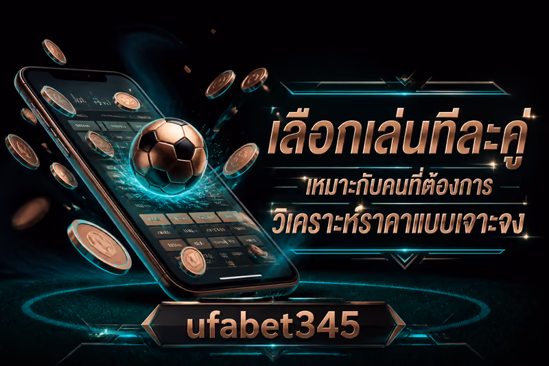 เลือกเล่นทีละคู่ เหมาะกับคนที่ต้องการวิเคราะห์ราคาแบบเจาะจง